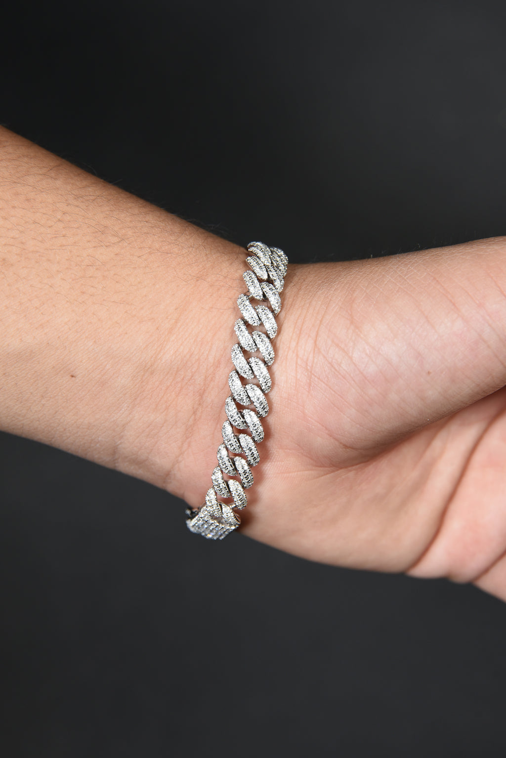 Moissanite Cuban Link Bracelet 10MM