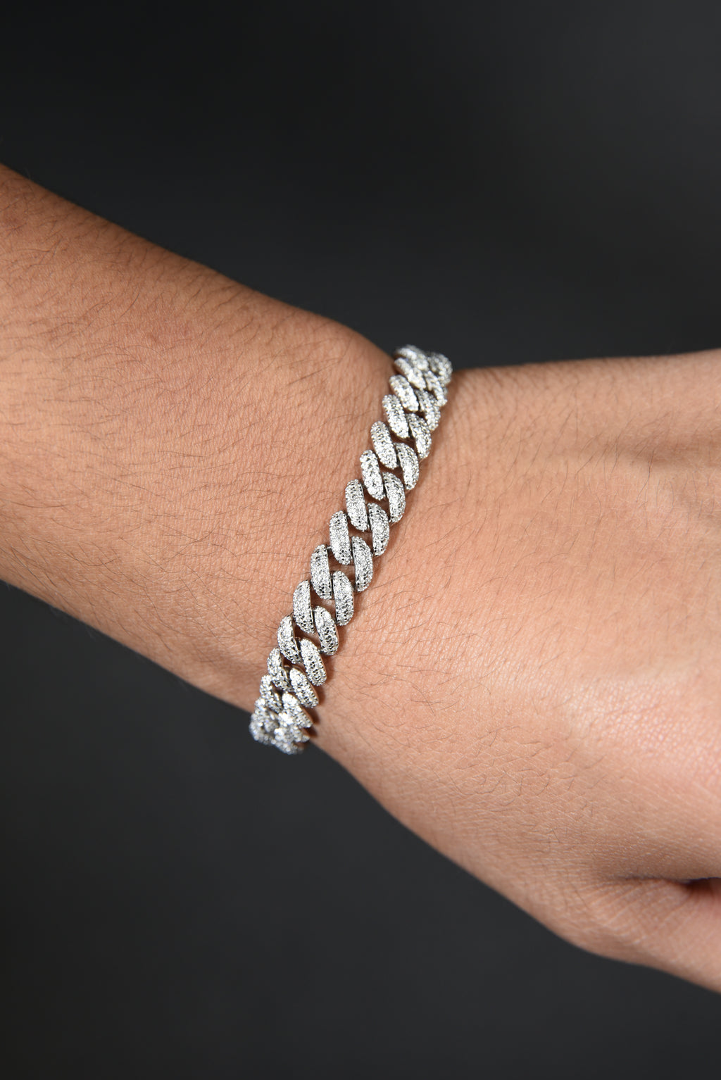 Moissanite Cuban Link Bracelet 10MM